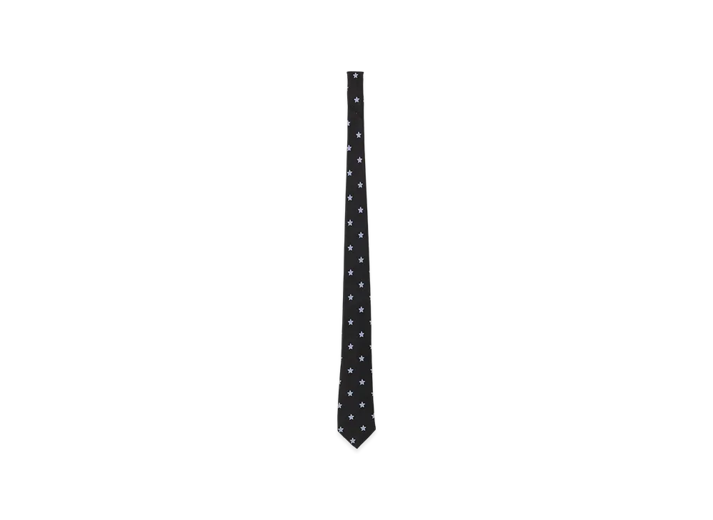 Yohji Yamamoto POUR HOMME Star Pattern JQ Derby Tie C "Black"