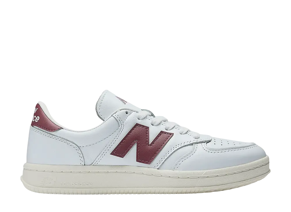 ニューバランス 500 "ホワイト/ウォッシュドバーガンディ"