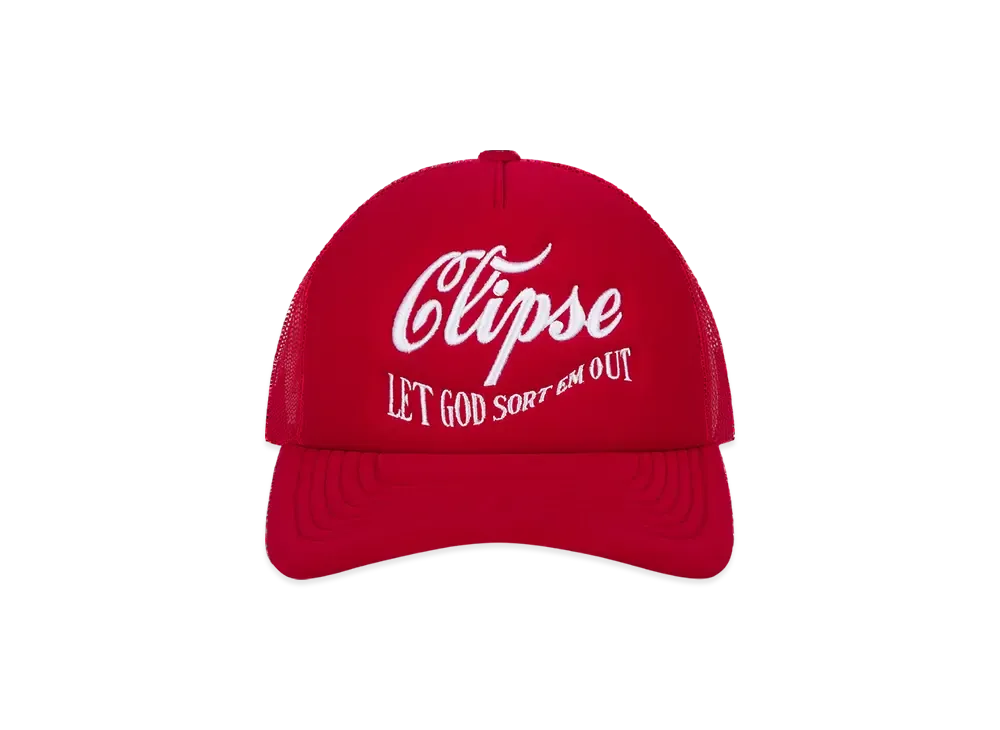 DENIM TEARS x Clipse Trucker Hat "Red"