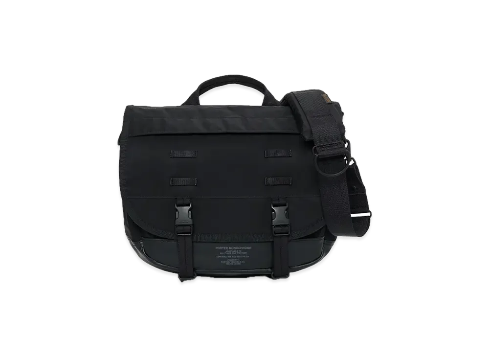 PORTER / MONOCHROME Messenger Bag(S) "Onyx Black"
