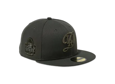 NEW ERA 59Fifty World Series Champions 2024 Los Angeles Dodgers World Series Patch "Dark Graphite"