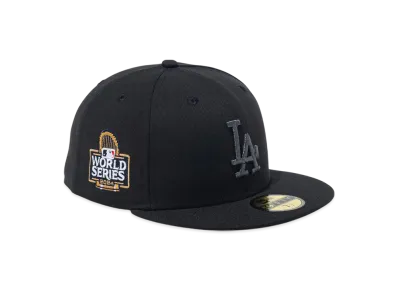 NEW ERA 59Fifty World Series Champions 2024 Los Angeles Dodgers World Series Patch "Black"