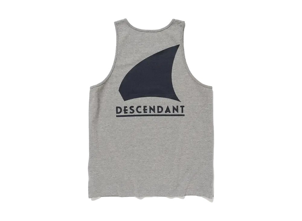 DESCENDANT Gennaker Organic Cotton Tank Top "Gray"