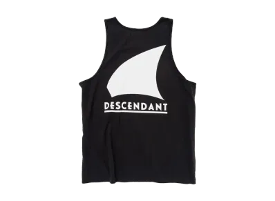 DESCENDANT Gennaker Organic Cotton Tank Top "Black"