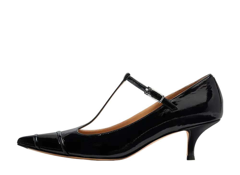 メゾンマルジェラ ウィメンズ キンキーズ Tバー "ブラック"