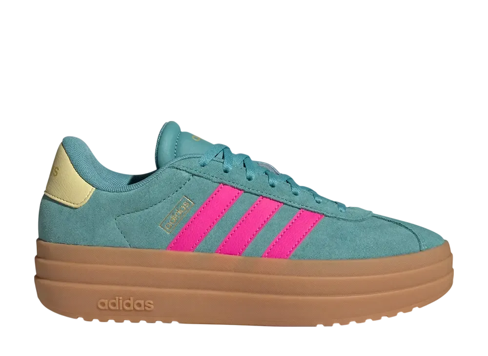 アディダス ウィメンズ VL コート ボールド "パウダーティール/ショックピンク/パウダーイエロー"