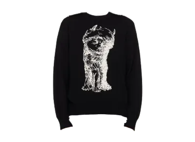 sacai Where The Wild Things Are' Wool Sweater "Black"