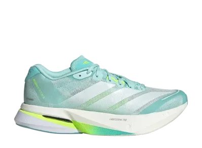 adidas Women's Adizero Boston 13 "Blue/Zero Metalic/Lucid Lemon"