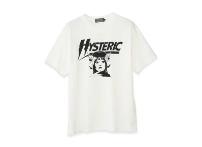 HYSTERIC GLAMOUR Hi-Fi Club T-Shirt "White" 02251CT36