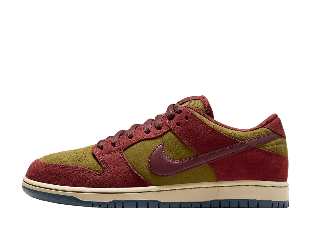 Nike SB Dunk Low Pro "Dark Team Red and Olive Flak"