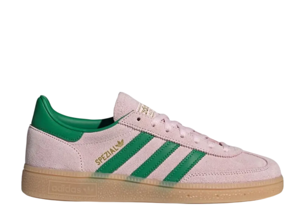 adidas Women's Handball Spezial "Clear Pink/Green/Gold Metallic"