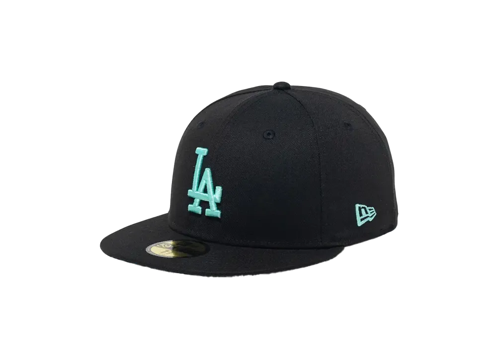 NEW ERA 59Fifty Blue Tint Logo Los Angeles Dodgers "Black"