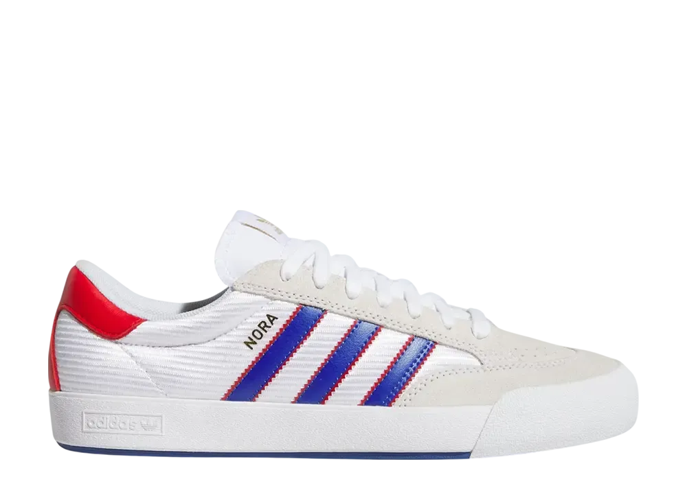 アディダスオリジナルス ノラ "クラウドホワイト/ロイヤルブルー/ベタースカーレット"