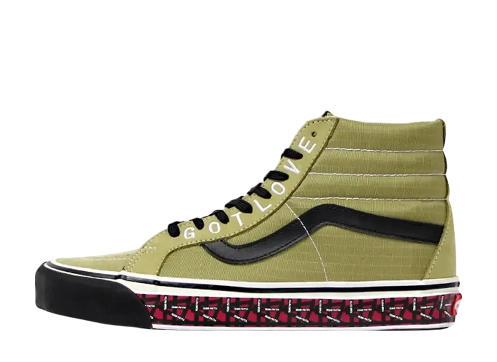 Patta × Vans Sk8-Hi 38 DX "Moss/Black"