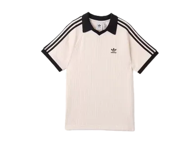 adidas Waffle Short Sleeve Polo "White"
