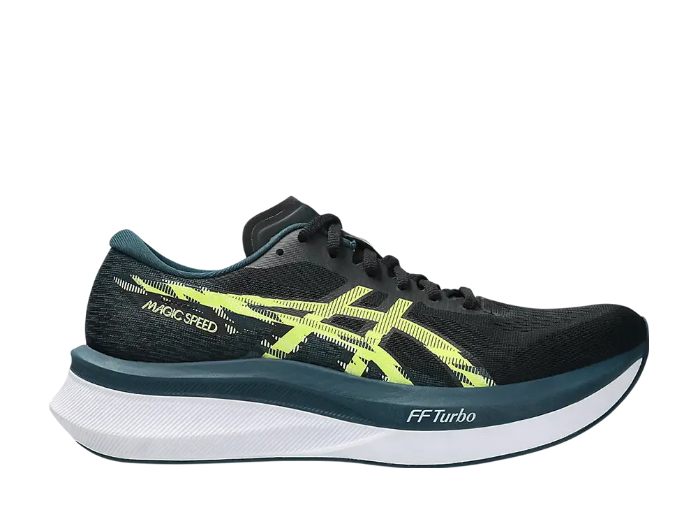 アシックス マジックスピード4 "ブラック/トランクィルティール"