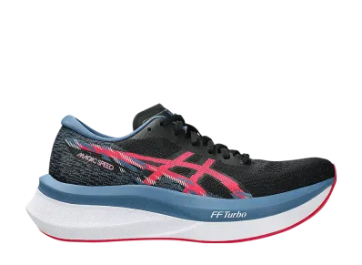 アシックス ウィメンズ マジックスピード4 "ブラック/ウィンターシー"