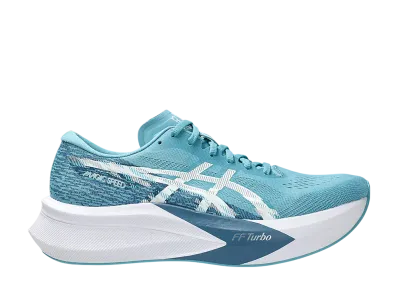 アシックス マジックスピード4 "スティルウォーター/ホワイト"
