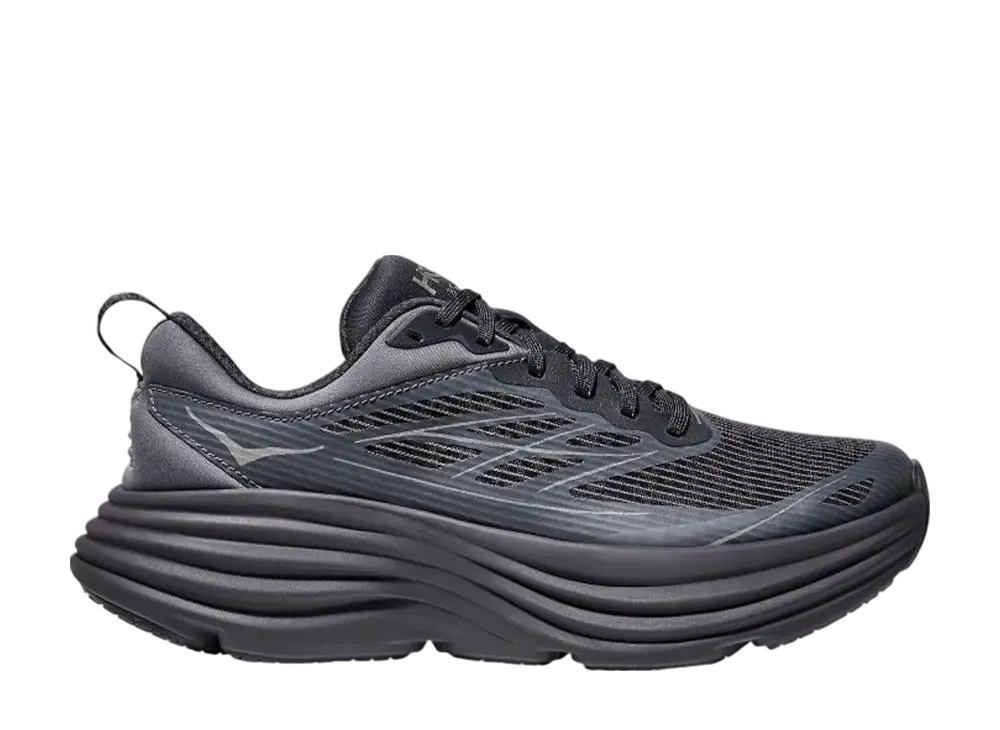 Hoka Bondi 8 TS Caged "Charcoal Grey/Gray Skies"