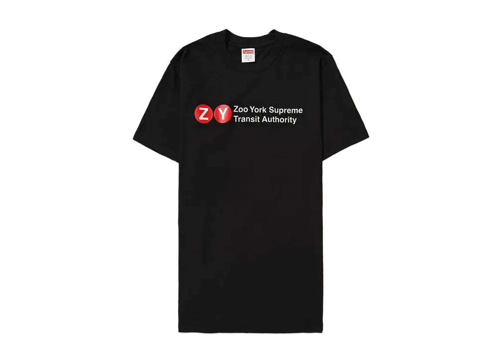 Supreme x Zoo York Transit Tee "Black"