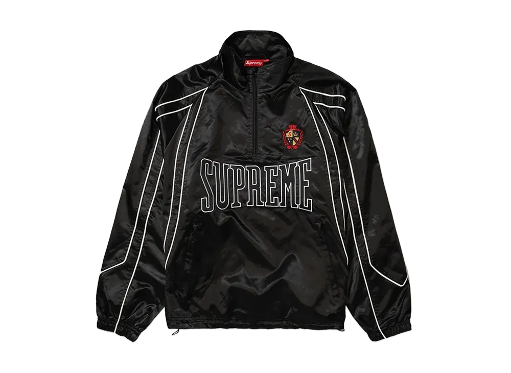 Supreme Satin Piping Pullover "Black"