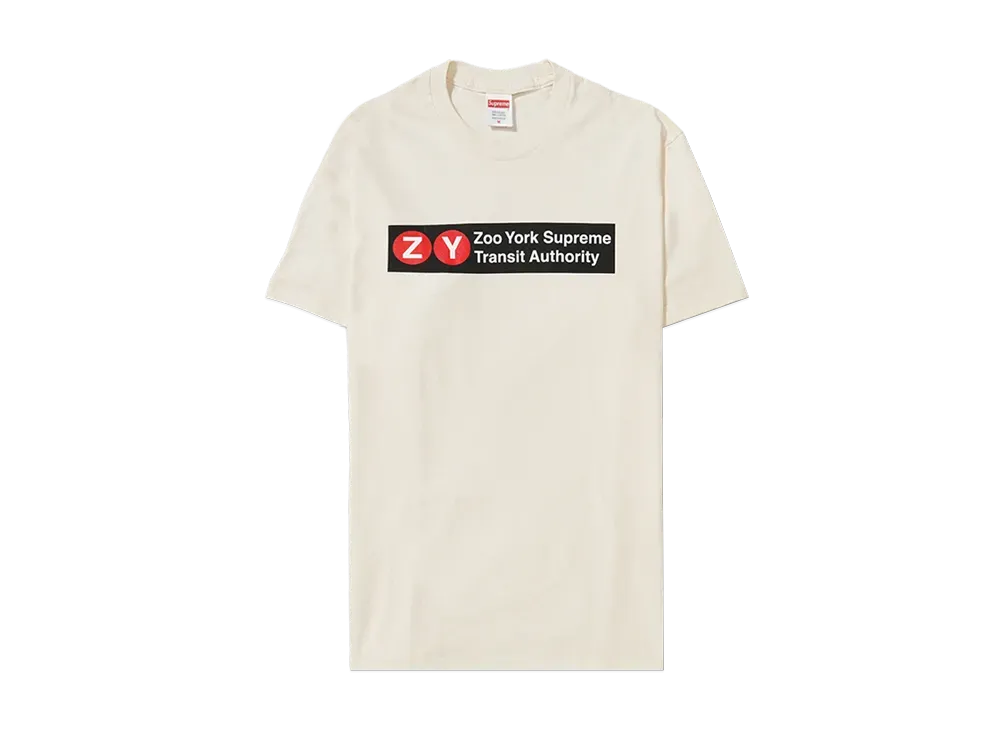 Supreme x Zoo York Transit Tee "Natural"