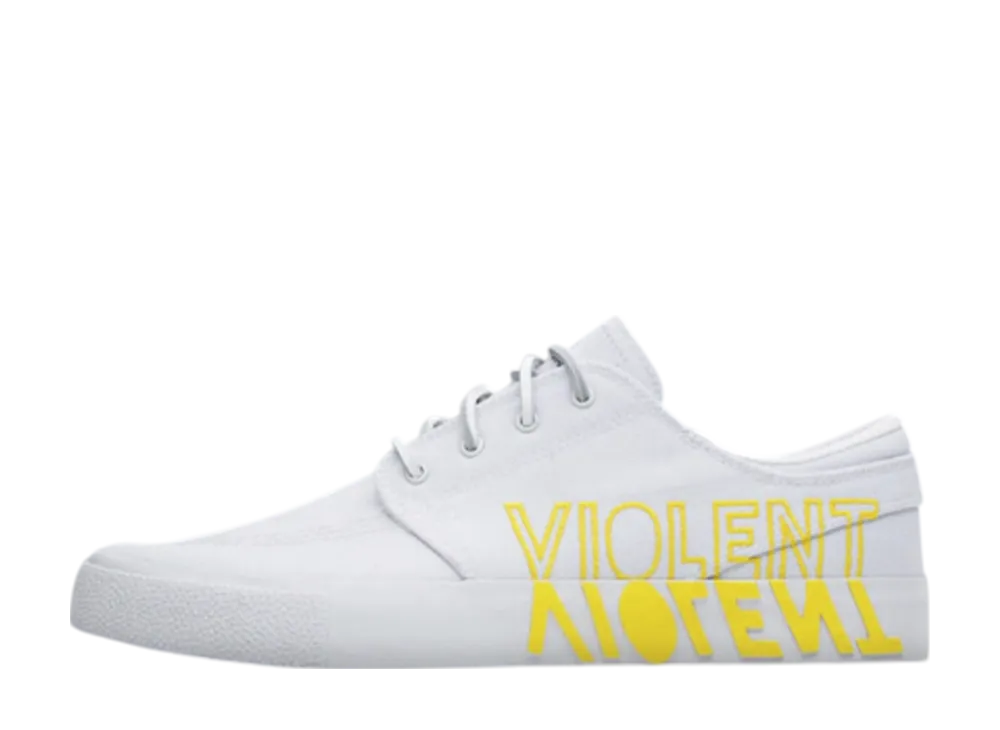 Violent Femmes × Nike SB Zoom Stefan Janoski RM "White/Clear White/Tour Yellow"