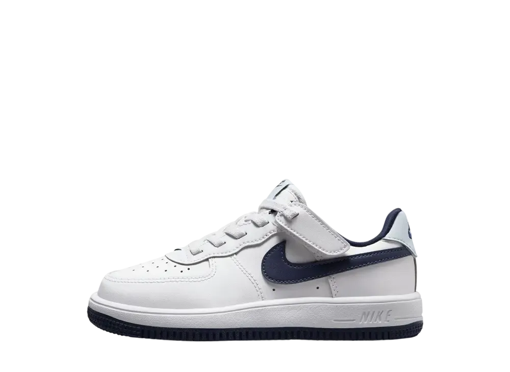 Nike PS Force 1 Low EasyOn "White/Football Grey/Midnight Navy"