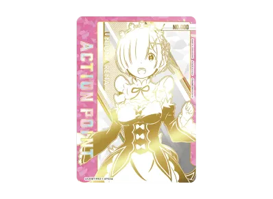 ユニアリ】直筆サイン入りアクションポイントカード (レム)☆の ユニアリ】直筆サイン入りアクションポイントカード (レム)☆の