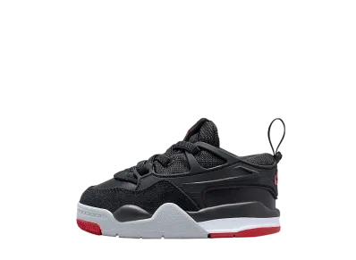 Nike TD Air Jordan 4 RM "Black/Wolf Grey/White/Varsity Red"