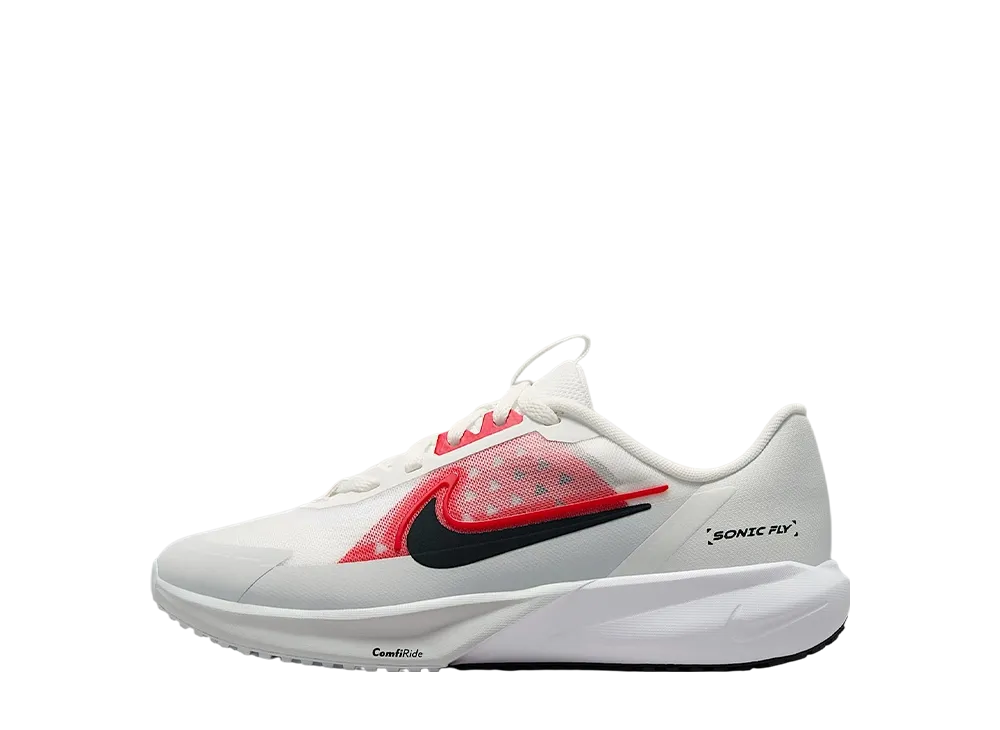 ナイキ GS ソニックフライ "サミットホワイト/ユニバーシティレッド/ピュアプラチナム/ホワイト" (キッズ)