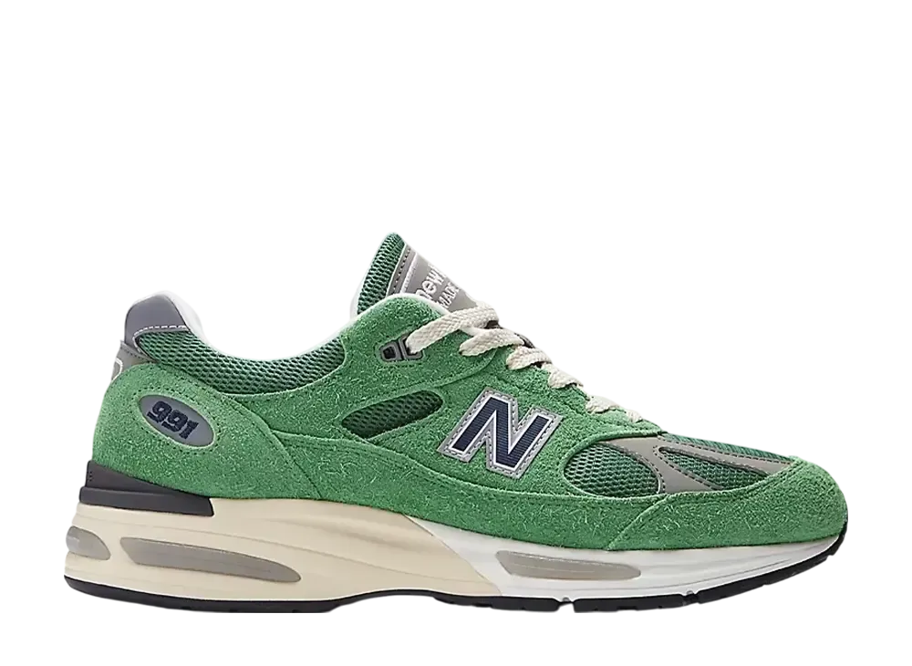 New Balance 991V2 Made in UK Grounded Pastels "Mineral Green/Comfrey/Moon Mist"