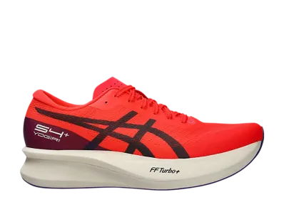 アシックス S4+ ヨギリ "フラッシュレッド/キャリアグレー"