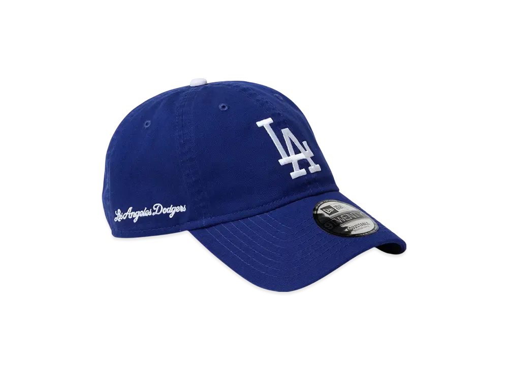 NEW ERA 9Twenty MLB Side Patch Los Angeles Dodgers "Dark Royal"