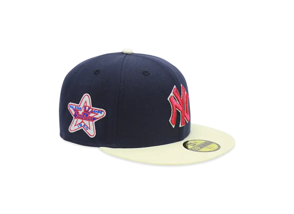 NEW ERA x THE CAP 'July 4th' 59Fifty New York Yankees "Navy/Chrome White"
