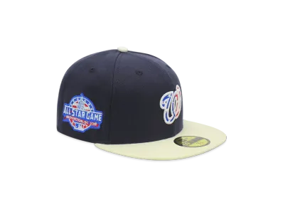 NEW ERA x THE CAP 'July 4th' 59Fifty Washington Nationals "Navy/Chrome White"