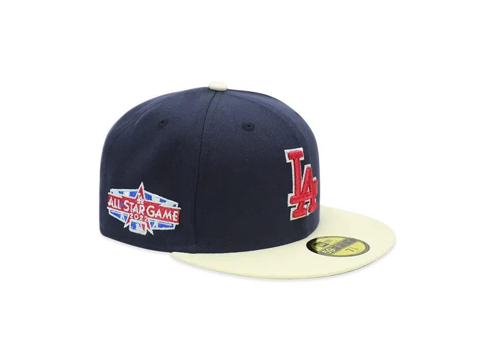 NEW ERA x THE CAP 'July 4th' 59Fifty Los Angeles Dodgers "Navy/Chrome White"