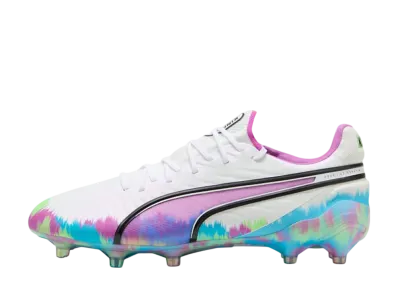 Puma Women's King Ultimate Brilliance FG "Puma White/Clyde Royal/Pure Magenta/Fizzy Apple"