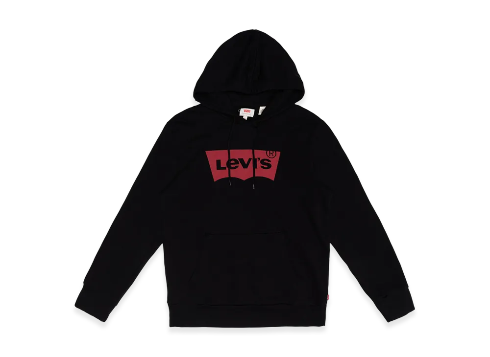 LEVI'S Batwing Pullover Hoodie "Black"