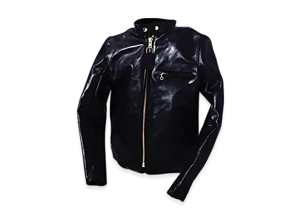 VANSON Leather Model B Single Riders Jacket "Black"