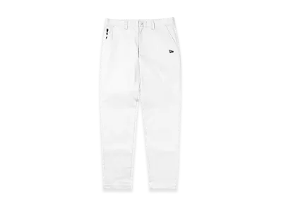 NEW ERA Tapered Stretch Pants "White"