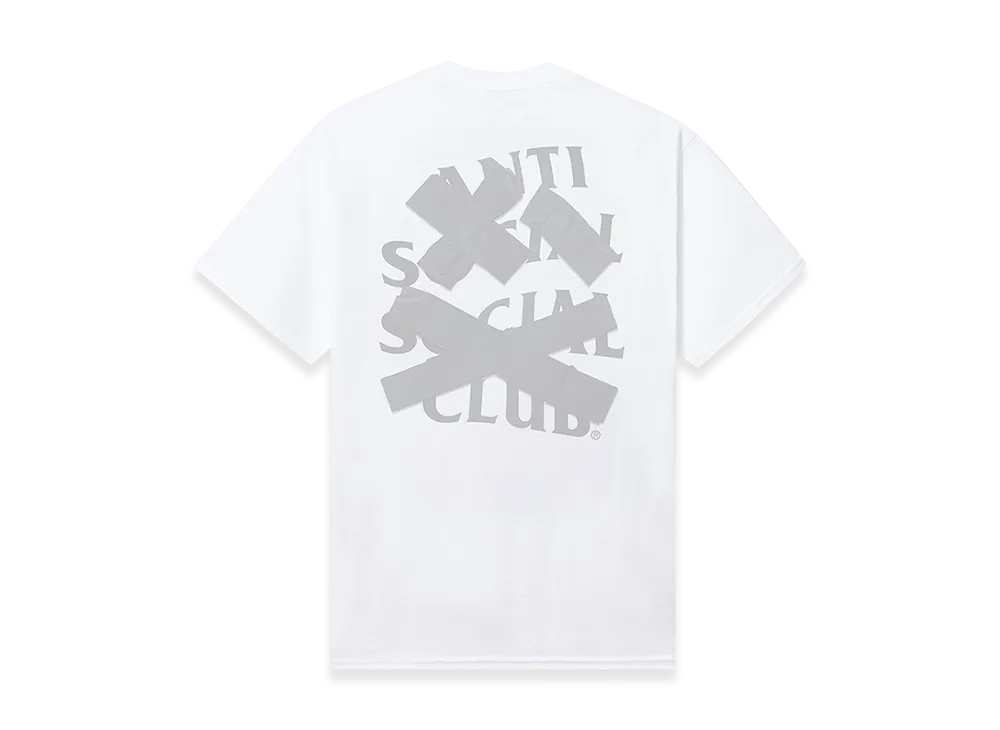 ANTI SOCIAL SOCIAL CLUB I FEEL NUMB Cancelled Tonal Tee "White"