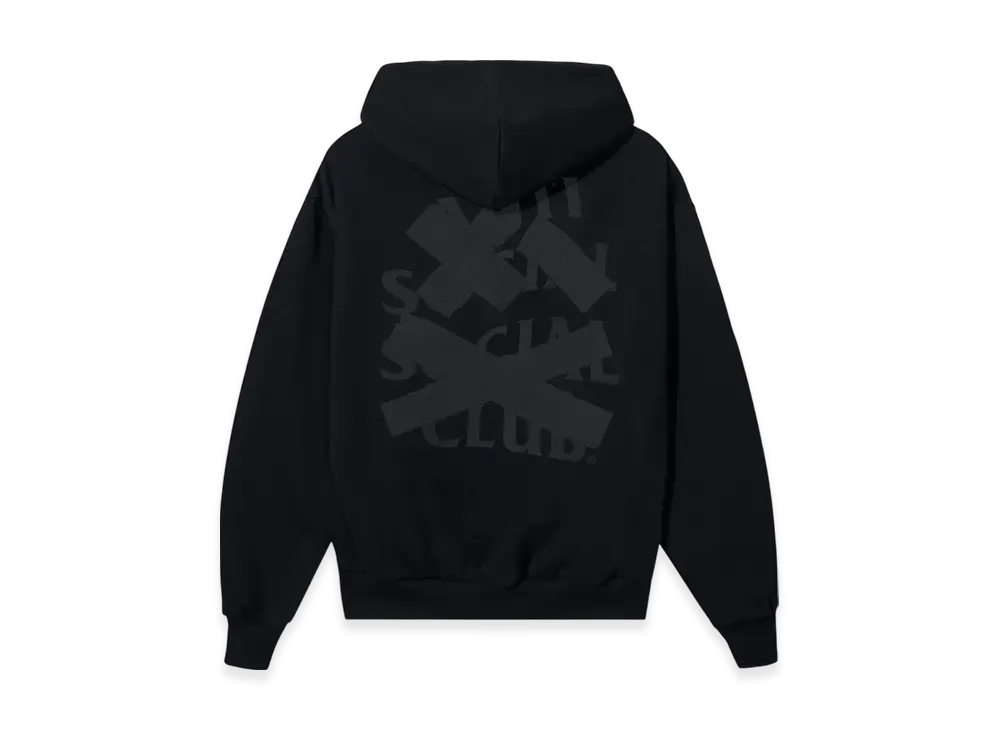ANTI SOCIAL SOCIAL CLUB I FEEL NUMB Cancelled Tonal Hoodie "Black"