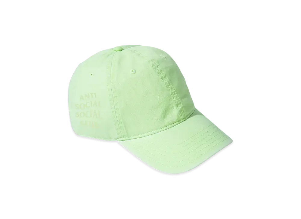 ANTI SOCIAL SOCIAL CLUB I FEEL NUMB Tonal Mind Games Dad Cap "Neon Green"