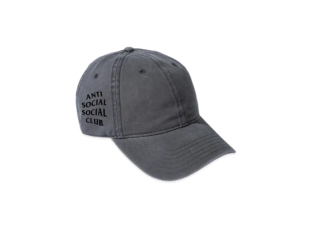 ANTI SOCIAL SOCIAL CLUB I FEEL NUMB Tonal Mind Games Dad Cap "Charcoal"