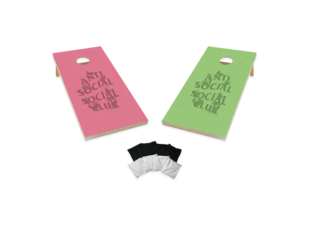 ANTI SOCIAL SOCIAL CLUB I FEEL NUMB Neon Cornhole Set "Multi"