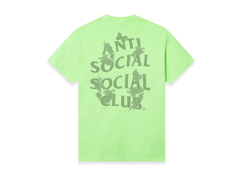 ANTI SOCIAL SOCIAL CLUB I FEEL NUMB Tonal Kkotch Tee "Neon Green"