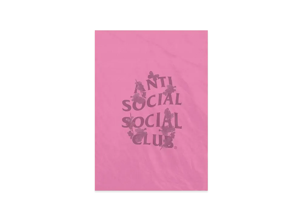 ANTI SOCIAL SOCIAL CLUB I FEEL NUMB Neon Picnic Blanket "Neon Pink"