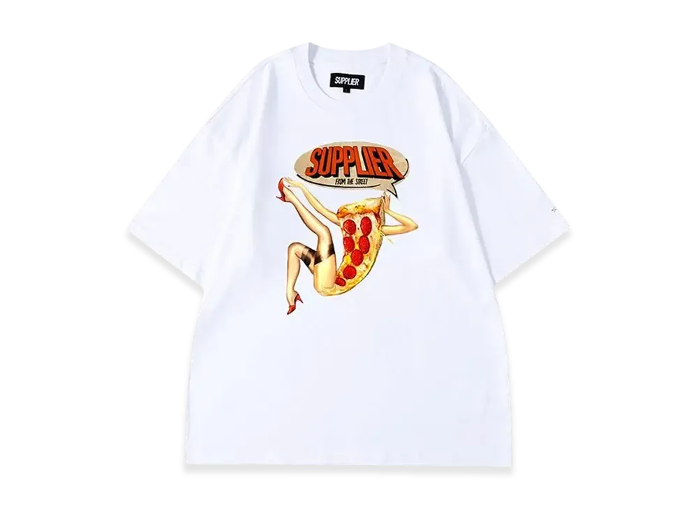 SUPPLIER S/S Pizza T-Shirt "White"