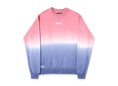 SUPPLIER Gradation Knit "Pink/Blue"